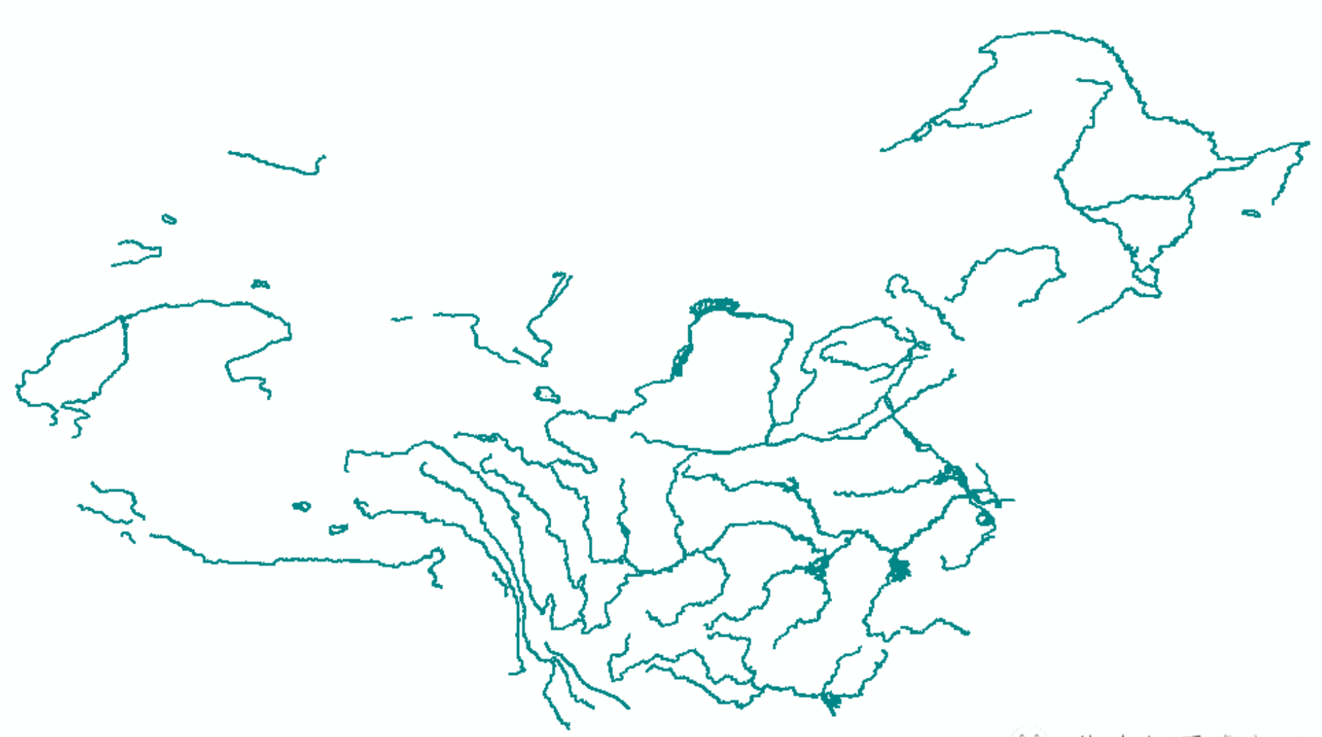 全国二三级河流矢量分布数据