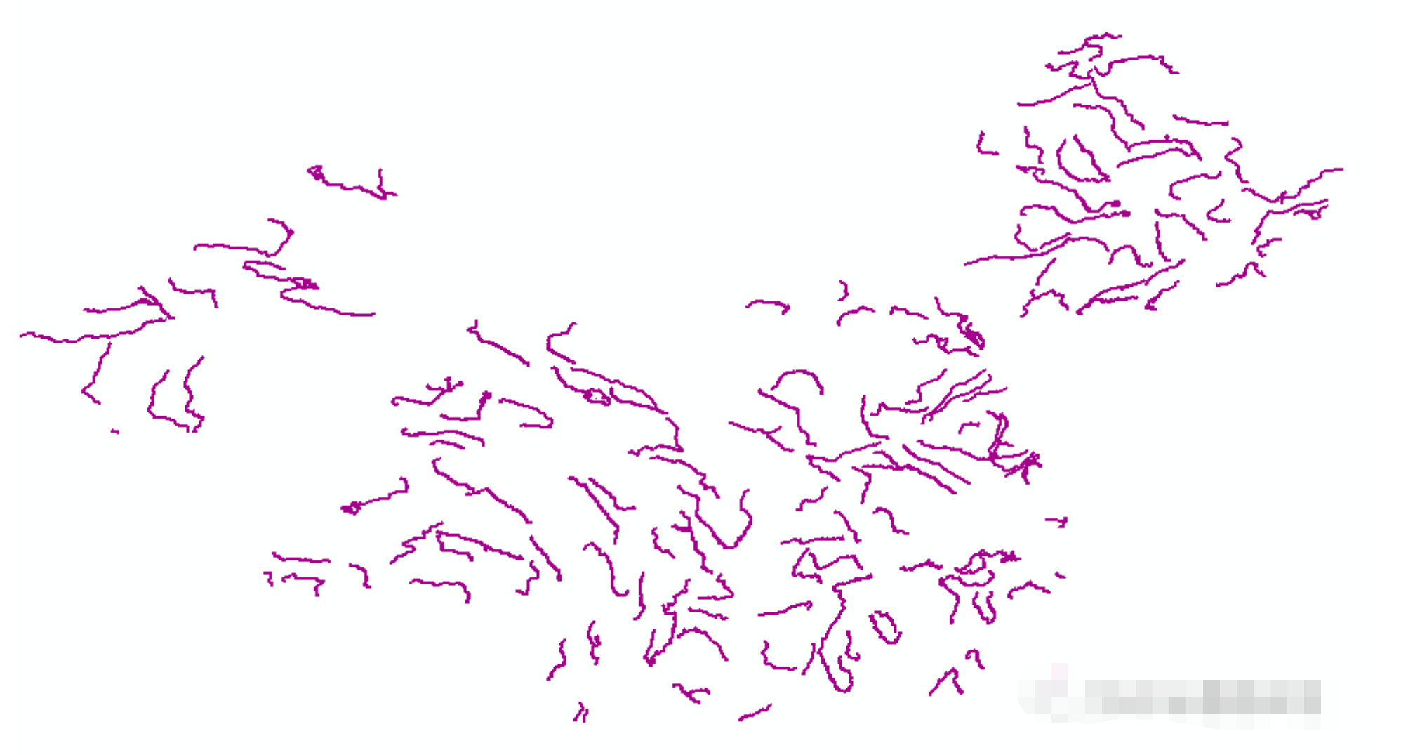 全国 4级河流分布矢量数据