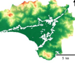 海南省三亚市崖州区的alos卫星12.5mDEM数据