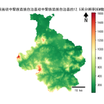 海南省琼中黎族苗族自治县琼中黎族苗族自治县的alos卫星12.5mDEM数据