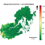 海南省琼海市琼海市的alos卫星12.5mDEM数据
