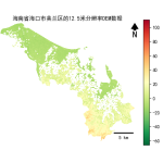 海南省海口市美兰区的alos卫星DEM数据