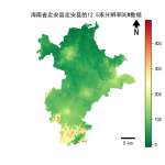海南省定安县定安县的alos卫星12.5mDEM数据
