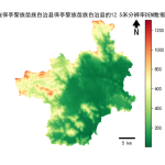 海南省保亭黎族苗族自治县保亭黎族苗族自治县的alos卫星12.5mDEM数据