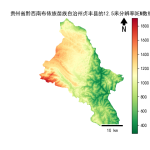 贵州省黔西南布依族苗族自治州贞丰县的alos卫星12.5mDEM数据