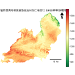 贵州省黔西南布依族苗族自治州兴仁市的alos卫星12.5mDEM数据