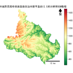 贵州省黔西南布依族苗族自治州册亨县的alos卫星12.5mDEM数据