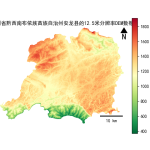 贵州省黔西南布依族苗族自治州安龙县的alos卫星12.5mDEM数据