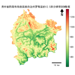 贵州省黔南布依族苗族自治州罗甸县的alos卫星12.5mDEM数据