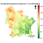 贵州省黔南布依族苗族自治州福泉市的alos卫星12.5mDEM数据