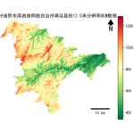 贵州省黔东南苗族侗族自治州镇远县的alos卫星12.5mDEM数据