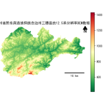 贵州省黔东南苗族侗族自治州三穗县的alos卫星12.5mDEM数据