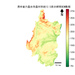 贵州省六盘水市盘州市的alos卫星12.5mDEM数据