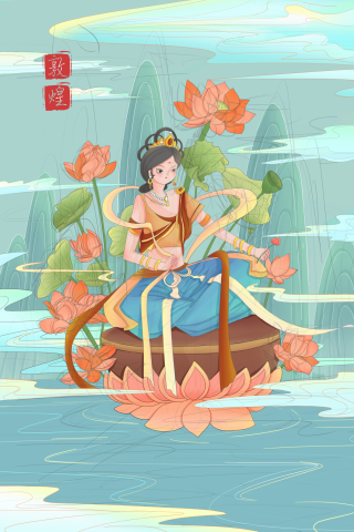 国潮图数据集，共95张优美国潮图片