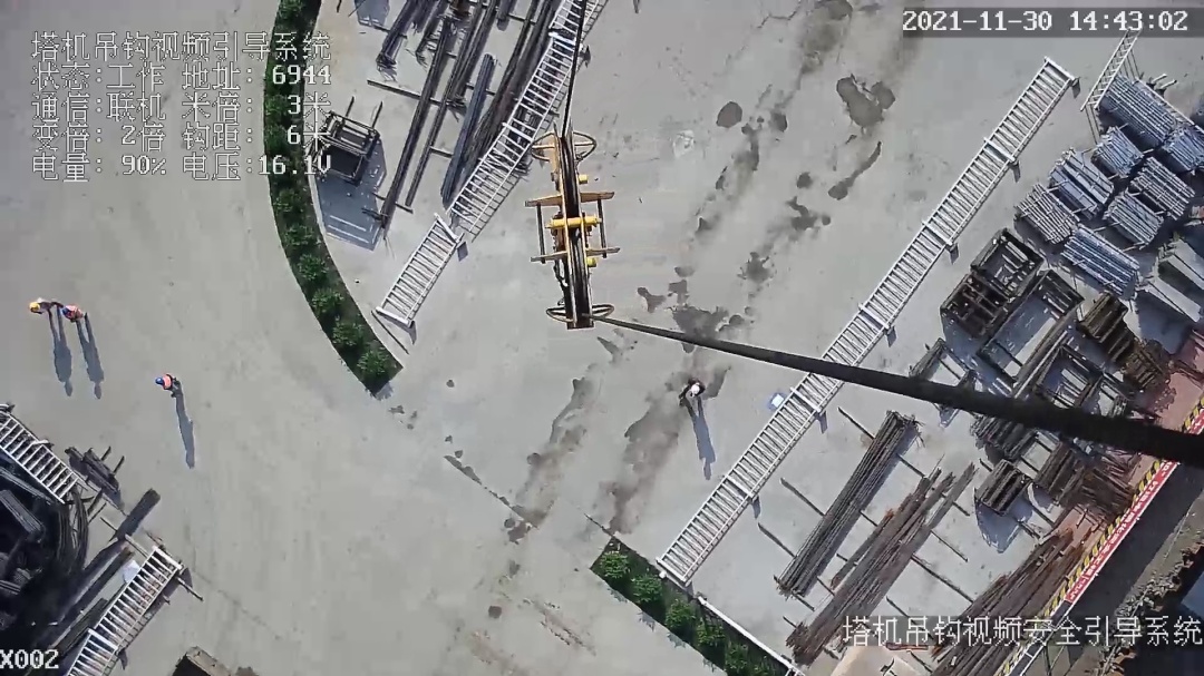 1000多张塔吊高空作业过程中向下排的作业图像数据集