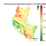 贵州省安顺市紫云苗族布依族自治县的alos卫星12.5mDEM数据