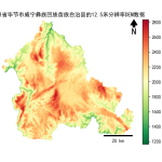贵州省毕节市威宁彝族回族苗族自治县的alos卫星12.5mDEM数据