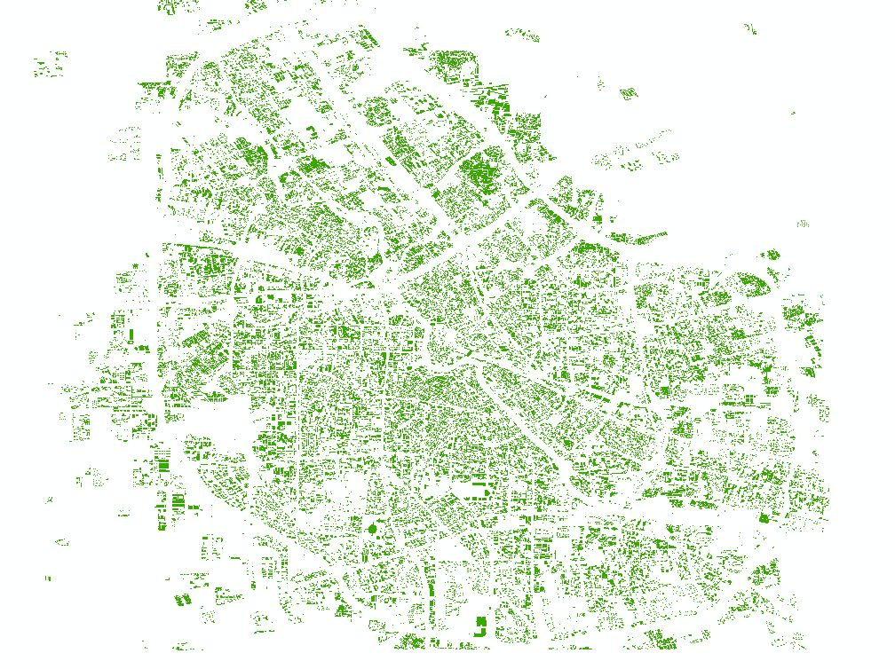 西宁建筑轮廓（含层高）矢量数据