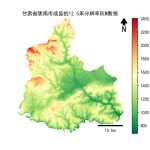 甘肃省陇南市成县的alos卫星12.5mDEM数据