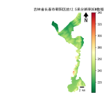 吉林省长春市朝阳区的alos卫星12.5mDEM数据