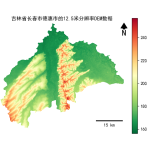 吉林省长春市德惠市的alos卫星12.5mDEM数据