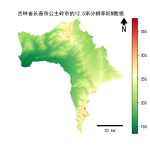 吉林省长春市公主岭市的alos卫星12.5mDEM数据