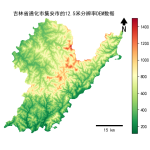 吉林省通化市集安市的alos卫星12.5mDEM数据