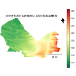 吉林省松原市长岭县的alos卫星12.5mDEM数据