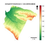 吉林省四平市铁西区的alos卫星12.5mDEM数据