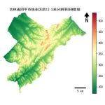 吉林省四平市铁东区的alos卫星12.5mDEM数据