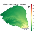 吉林省四平市梨树县的alos卫星12.5mDEM数据