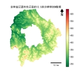 吉林省辽源市东辽县的alos卫星12.5mDEM数据