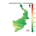 吉林省辽源市东丰县的alos卫星12.5mDEM数据