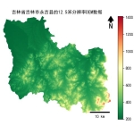 吉林省吉林市永吉县的alos卫星12.5mDEM数据