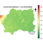 吉林省白城市镇赉县的alos卫星12.5mDEM数据