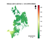 海南省文昌市文昌市的alos卫星12.5mDEM数据