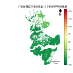 广东省湛江市坡头区的alos卫星12.5mDEM数据
