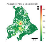 广东省珠海市斗门区的alos卫星12.5mDEM数据