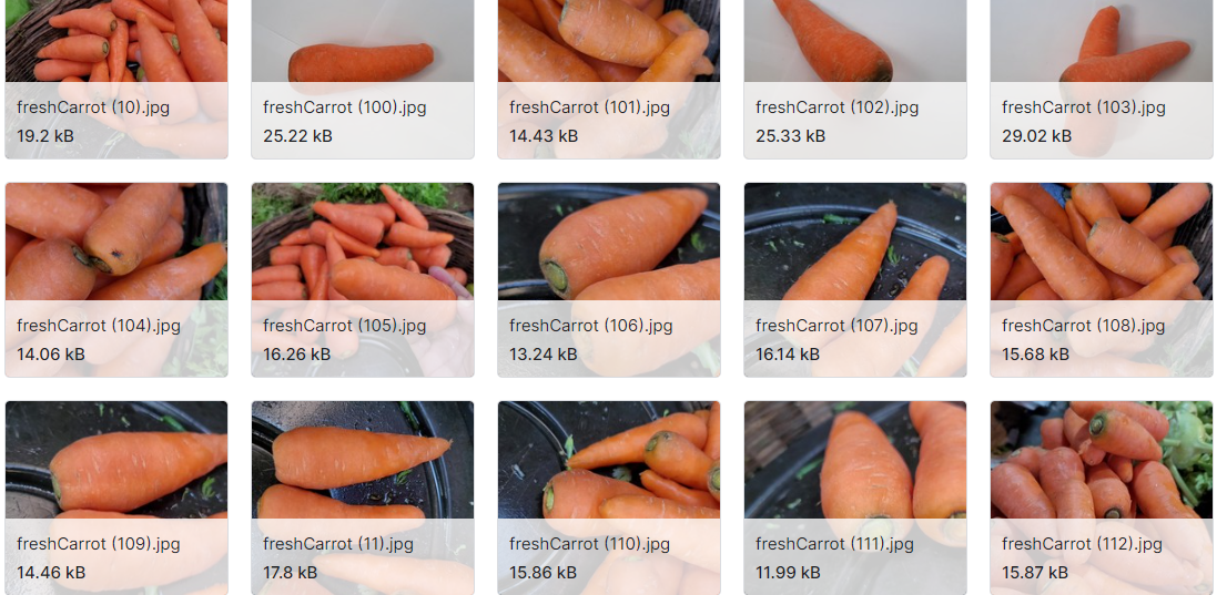 水果和蔬菜新鲜度测定数据集