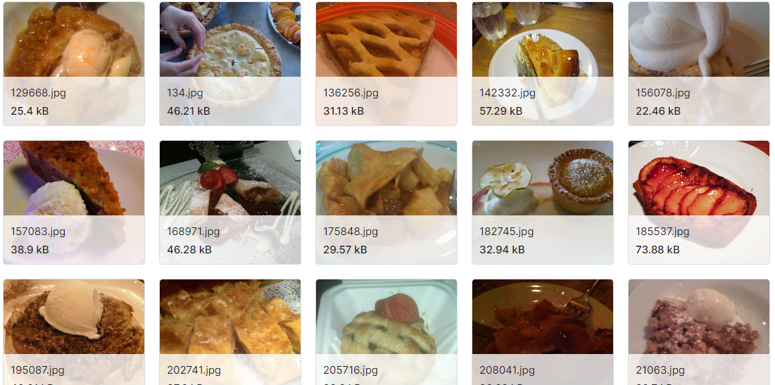 11类食物图像数据集