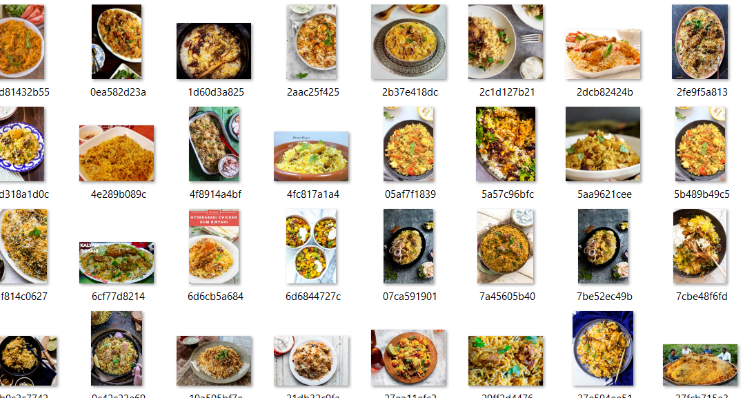 印度食物图片数据集