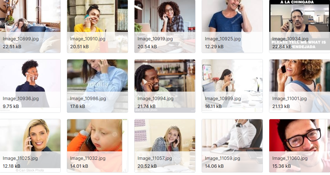 包含通常执行的人类操作的数据集