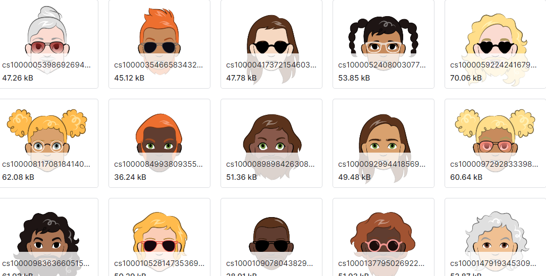 10k张卡通图片的数据集