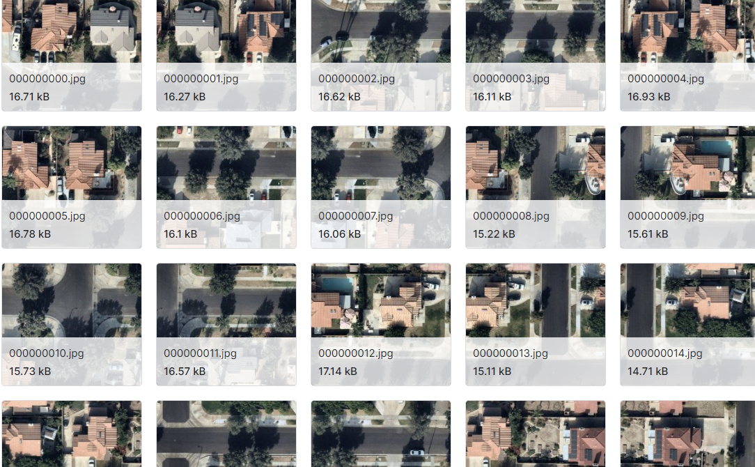 利用卫星图像检测游泳池和汽车图片数据集
