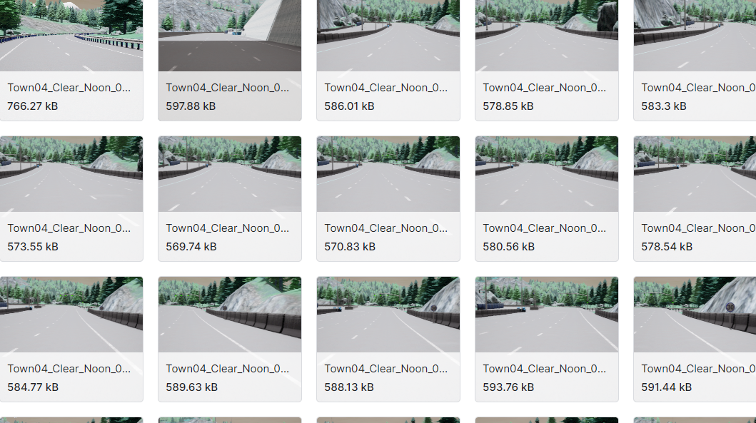 驾驶模拟器的车道线检测数据集