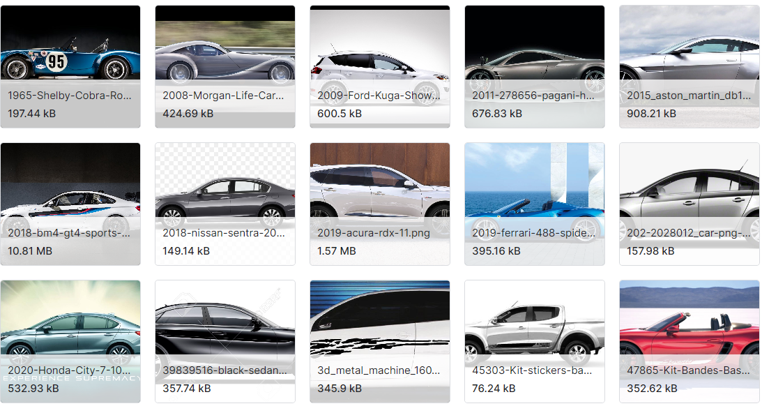 汽车部件(如车窗、车轮等)细节数据集