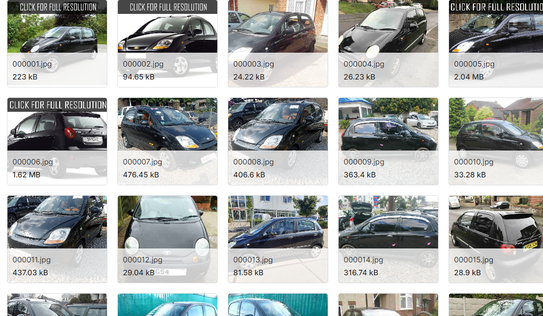 多标签汽车和颜色数据集