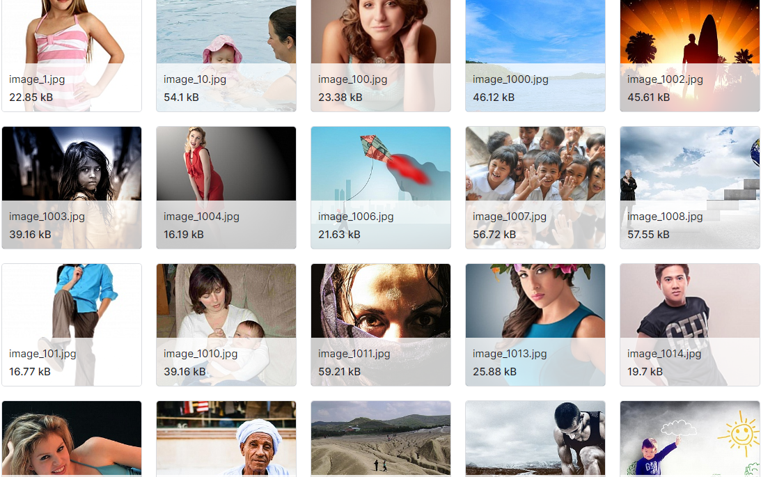 人物图像数据集