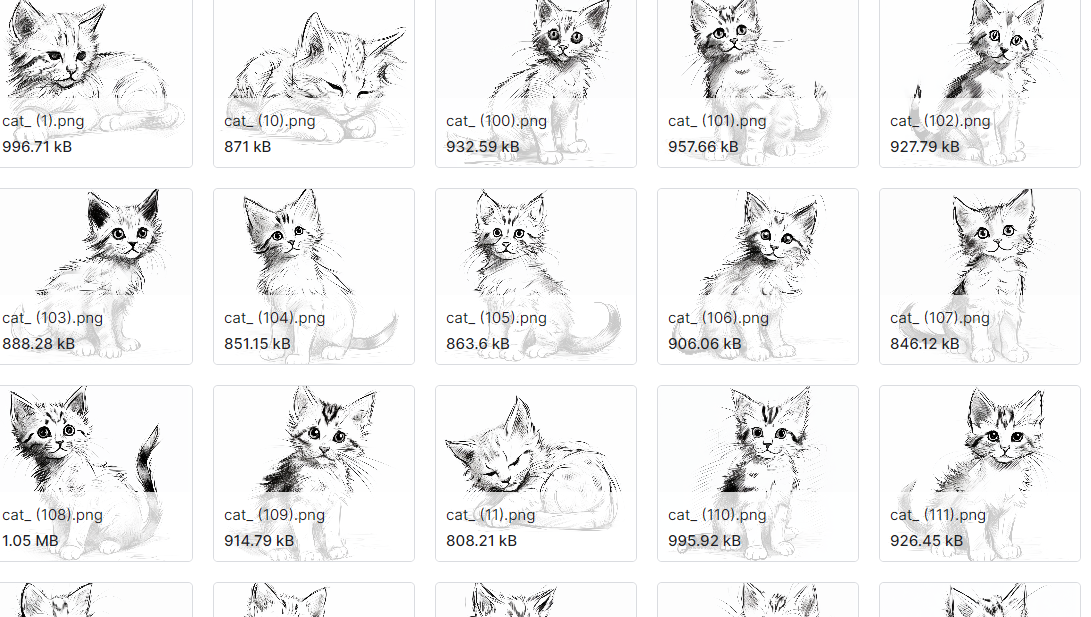 猫狗动画片相关图片数据集