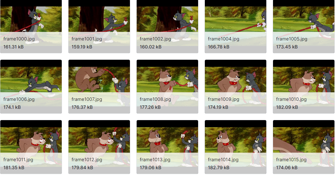 汤姆和杰瑞图像分类数据集